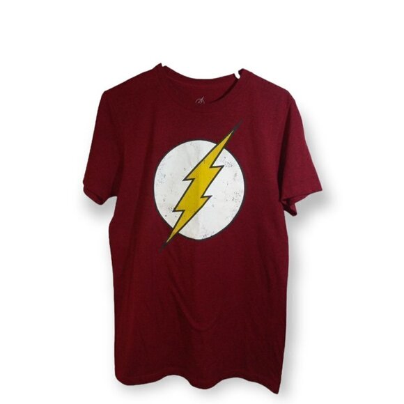 DC Comic The Flash Distressed Symbol Graphic Tee Size S - Picture 1 of 3